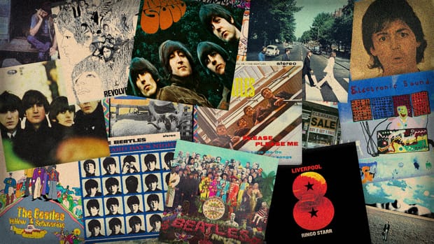The Beatles (and solo) albums in chronological order